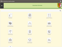 Tablet Screenshot of goerisried.de